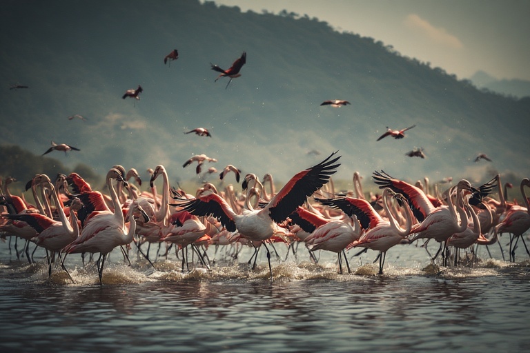 Flamingos Lake Naivasha